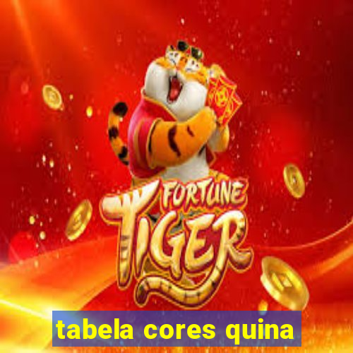 tabela cores quina